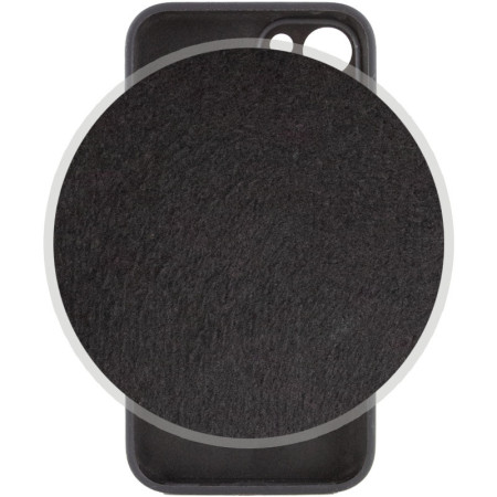 Чехол-силикон оригинал Full Camera Soft Matte iPhone 14 Black (Класс C)