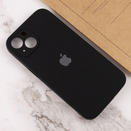 Чехол-силикон оригинал Full Camera Soft Matte iPhone 14 Black (Класс C)