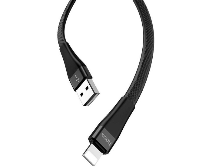 Кабель USB Hoco S4 with Display USB to Lightning (2.4A/1m) Black