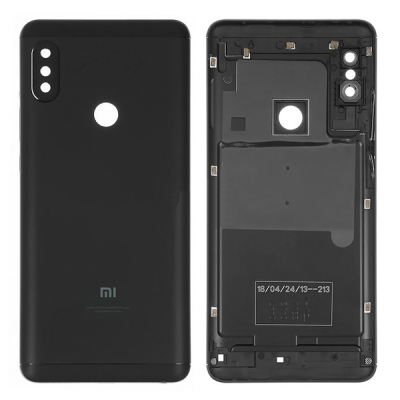 Задня панель корпуси Asus ZenFone 5, A501CG, з бічними кнопками, чорна