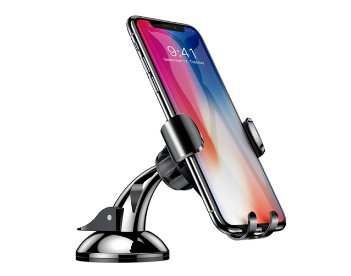 Автотримач Baseus PREMIUM Osculum Type Gravity Car Mount (SUYL-XP0S) (Black/silver)