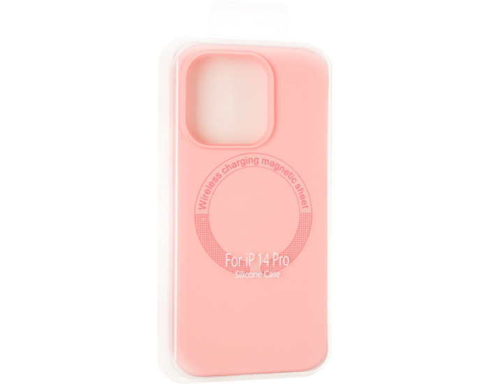 Чехол-силикон оригинал Full Soft Case MagSafe iPhone 14 Pro, Pink