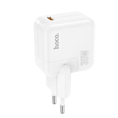 Мережеве зарядний пристрій Hoco C112A Advantage (PD30W) (Білий / White)