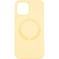 Чехол-силикон оригинал Full Soft Case MagSafe iPhone 14 Pro Max Yellow