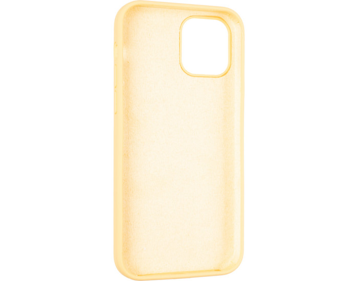 Чехол-силикон оригинал Full Soft Matte Case with MagSafe iPhone 14 Pro Max, Yellow
