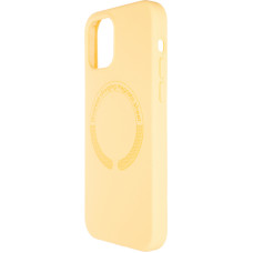 Чехол-силикон оригинал Full Soft Matte Case with MagSafe iPhone 14 Pro Max, Yellow