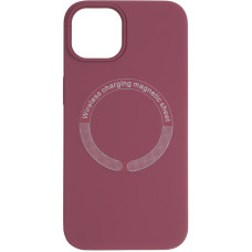 Чехол-силикон оригинал Full Soft Case MagSafe iPhone 14 Pro Marsala