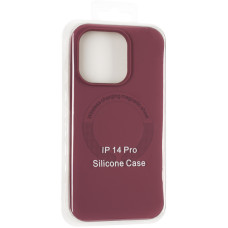 Чехол-силикон оригинал Full Soft Case MagSafe iPhone 14 Pro Marsala