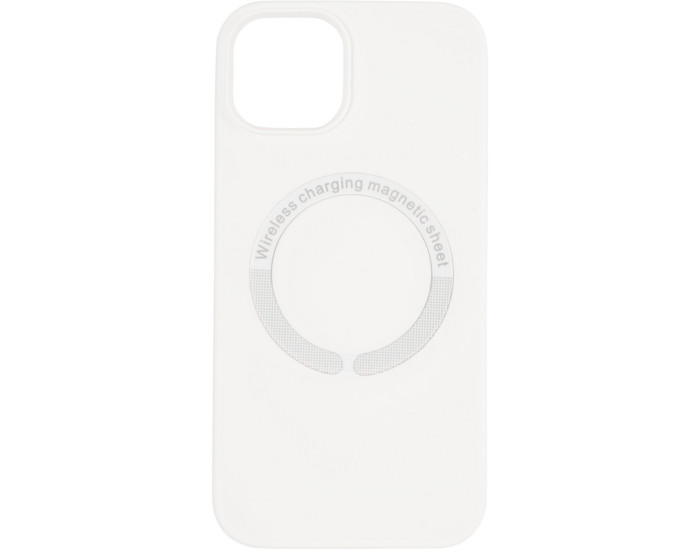 Чехол-силикон оригинал Full Soft Matte Case with MagSafe iPhone 14 Pro Max White