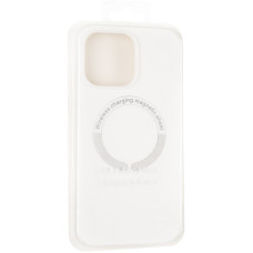 Чехол-силикон оригинал Full Soft Matte Case with MagSafe iPhone 14 Pro Max White