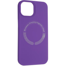 Чехол-силикон оригинал Full Soft Matte Case with MagSafe iPhone 14 Pro Max Violet