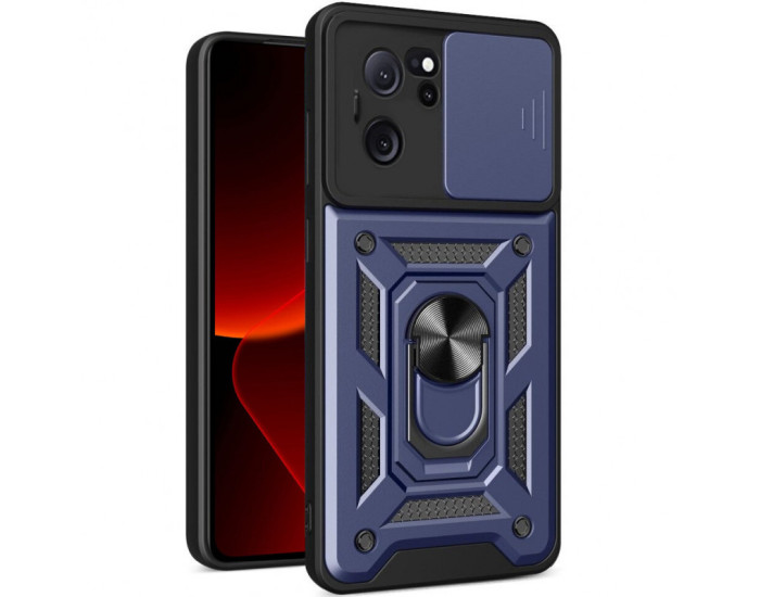 Чохол-Ударостійкий Camshield Serge Ring Xiaomi 13T / 13T Pro синій