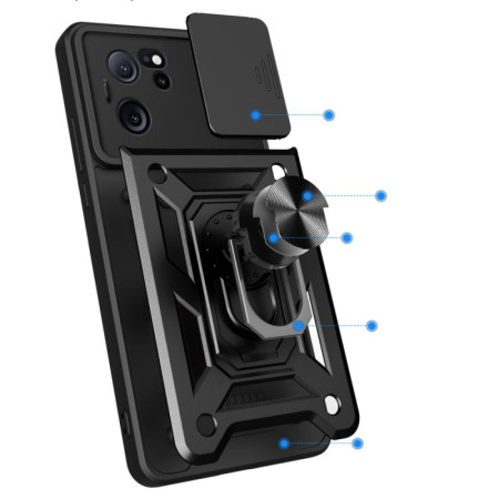 Чехол-Ударопрочный Camshield Serge Ring Xiaomi 13T / 13T Pro Черный