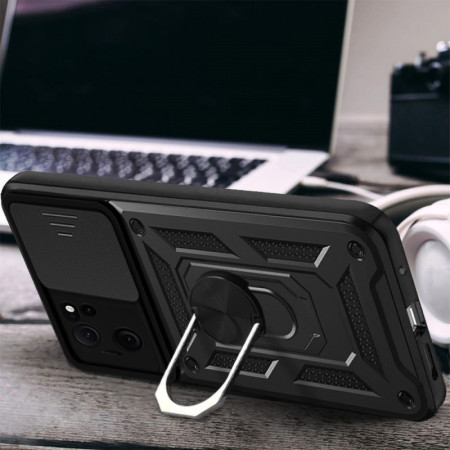 Чехол-Ударопрочный Camshield Serge Ring Xiaomi 13T / 13T Pro Черный