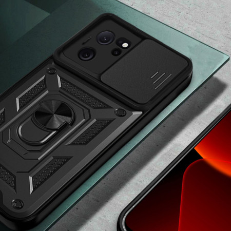 Чехол-Ударопрочный Camshield Serge Ring Xiaomi 13T / 13T Pro Черный