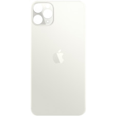 Задняя панель корпуса для iPhone 11 Pro Max, Silver (Big Hole) (Класс D)