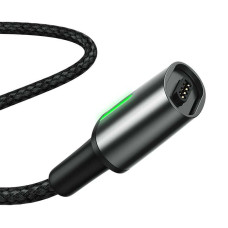 Кабель USB Baseus Zinc Fabric Magnetic USB to Lighting (2.4A/2m) черный (CALXC-B01)