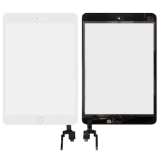 Сенсор iPad Mini 3, A1599 / A1600, белый (Класс B)