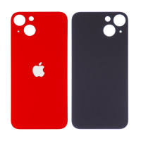 Задня панель корпуси для iPhone 13, червона (Big Hole) оригінал