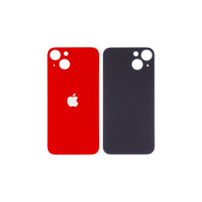 Задняя панель корпуса для iPhone 13, красная, орининал (Big Hole)