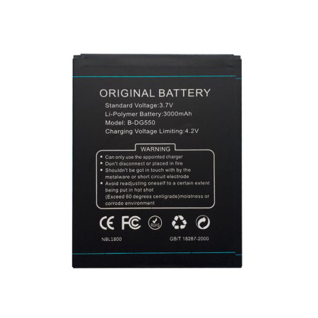 Аккумулятор Doogee B-DG550, 2600 mAh