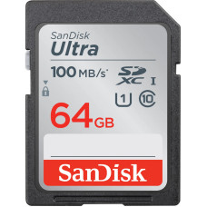 Карта памяти SanDisk MicroSD 64GB Ultra (UHS-1)(100Mb/s)