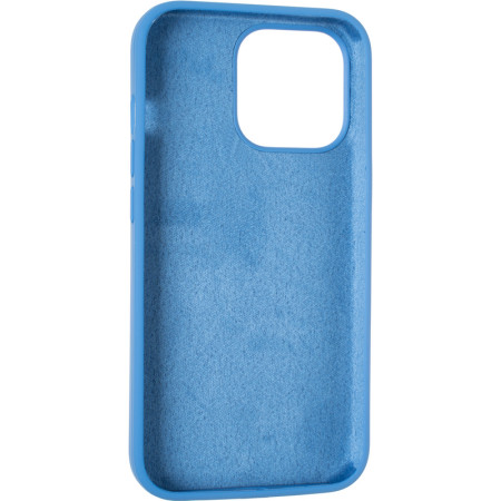 Чехол-силикон оригинал Full Soft Case for iPhone 13 Pro Marine Blue (Without logo)