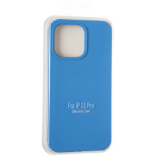 Чехол-силикон оригинал Full Soft Case iPhone 13 Pro, Marine blue (Without logo)