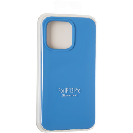Чехол-силикон оригинал Full Soft Case for iPhone 13 Pro Marine Blue (Without logo)