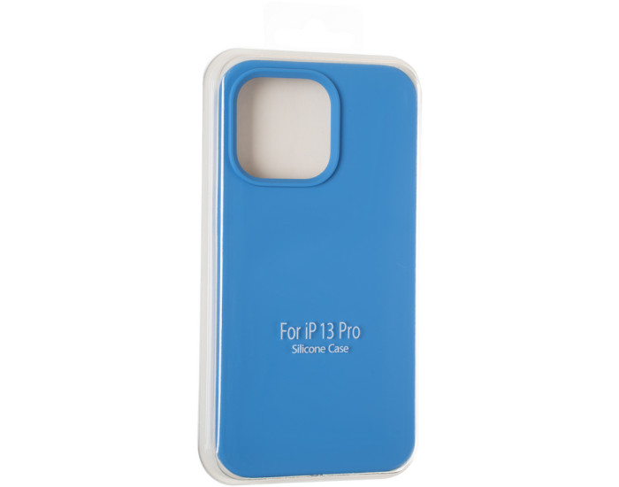 Чехол-силикон оригинал Full Soft Case iPhone 13 Pro, Marine blue (Without logo)