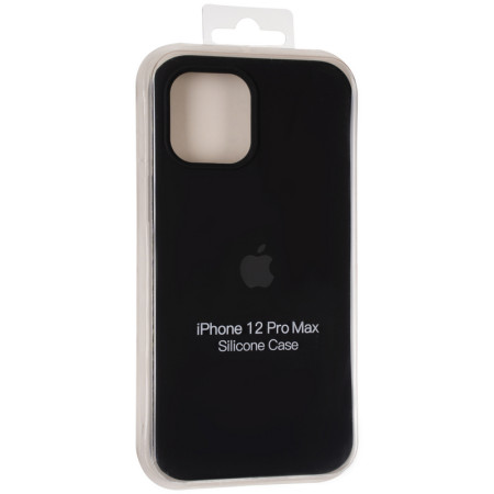 Чехол-силикон оригинал Full Soft Matte iPhone 13 Pro Max Black