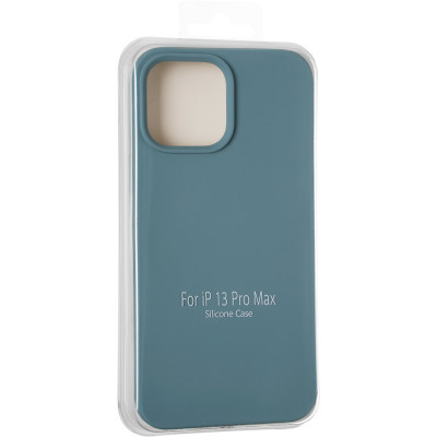 Чохол-силікон оригінал Full Soft Case for iPhone 13 Pro Max Pine Green (Without logo)