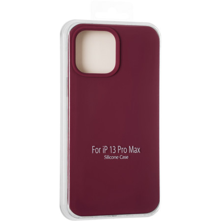 Чехол-силикон оригинал Full Soft Case for iPhone 13 Pro Max Marsala (Without logo)