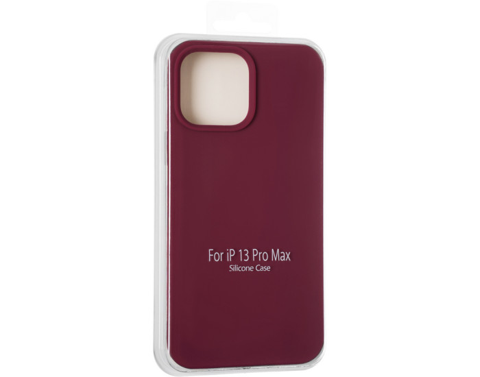 Чехол-силикон оригинал Full Soft Case iPhone 13 Pro Max, Marsala (Without logo)