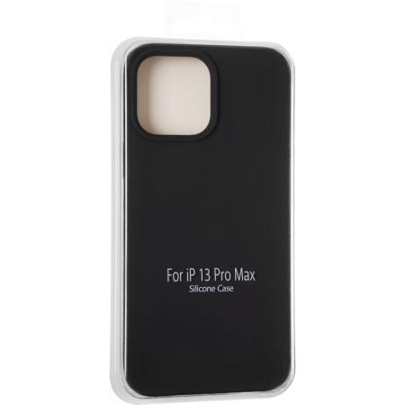 Чехол-силикон оригинал Full Soft Case for iPhone 13 Pro Max Black (Without logo)