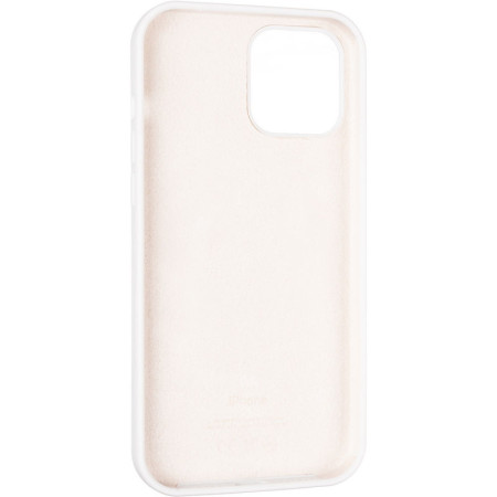 Чехол-силикон оригинал Full Soft Matte iPhone 13 Pro Max White (Класс А)