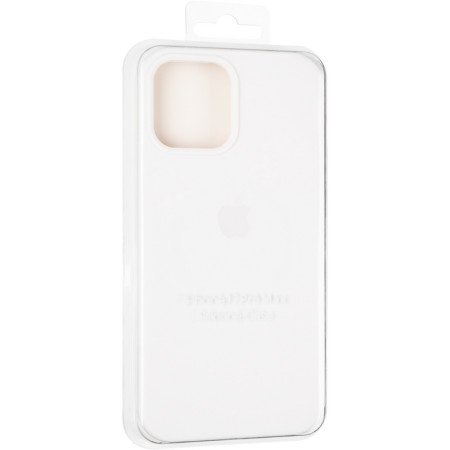 Чехол-силикон оригинал Full Soft Matte iPhone 13 Pro Max White (Класс А)
