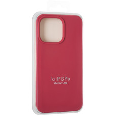 Чехол-силикон оригинал Full Soft Case iPhone 13 Pro, Garnet (Without logo)