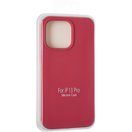 Чехол-силикон оригинал Full Soft Case for iPhone 13 Pro Garnet (Without logo)