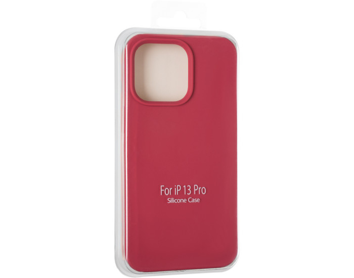 Чехол-силикон оригинал Full Soft Case iPhone 13 Pro, Garnet (Without logo)