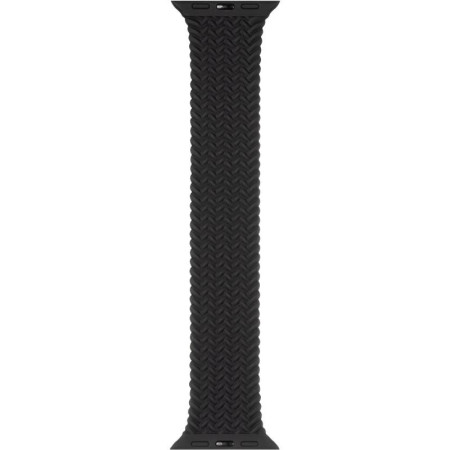 Ремешок для Apple Watch Braided Solo Loop Band Series 38/40 mm (M Size) (Черный / Black) (Класс B)