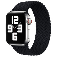 Ремешок для Apple Watch Braided Solo Loop Band Series 38/40 mm (M Size) (Черный / Black) (Класс B)