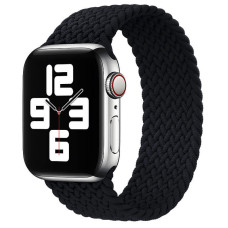Ремешок для Apple Watch Braided Solo Loop Band Series 38/40 mm (M Size) (Черный / Black) (Класс B)