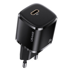 Сетевое зарядное устройство Usams (US-CC124) T36 (20W) Super Si Black