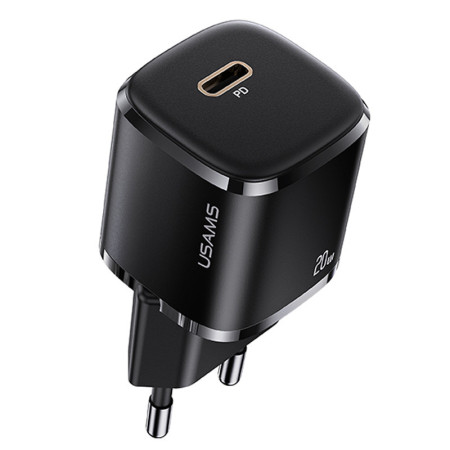 Сетевое зарядное устройство Usams (US-CC124) T36 (20W) Super Si Black Сетевое зарядное устройство Usams (US-CC124) T36 (20W) Super Si Black