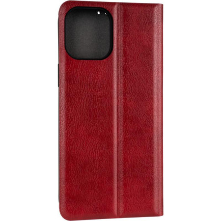 Чехол-книга Leather Gelius New iPhone 12 Pro Max Red