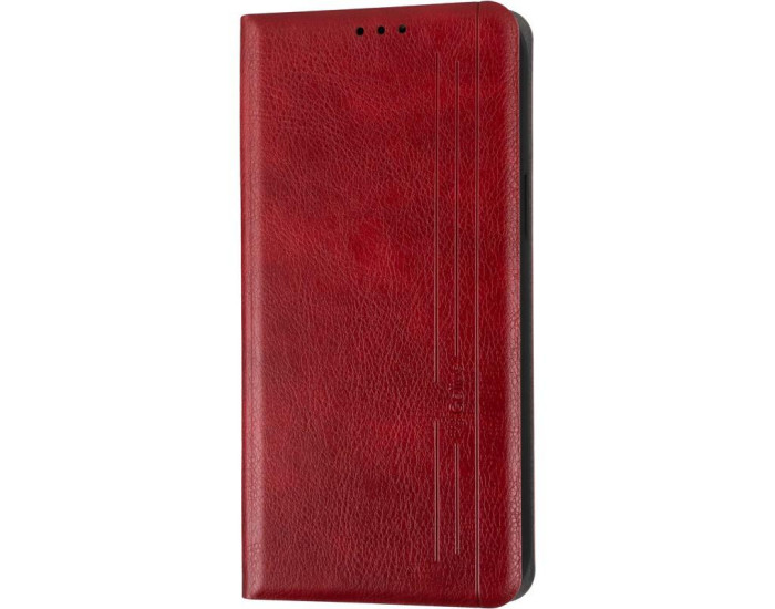 Чохол-книга Leather Gelius New iPhone 12 Pro Max Red