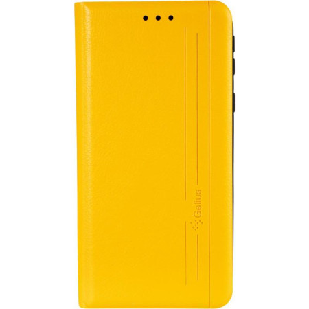 Чехол-книга Leather Gelius New Samsung A013 A01 Core Yellow