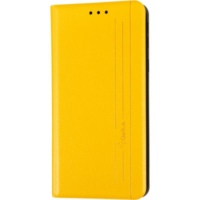 Чохол-книга Leather Gelius New Samsung A013 A01 Core Yellow