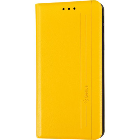 Чехол-книга Leather Gelius New Samsung A013 A01 Core Yellow